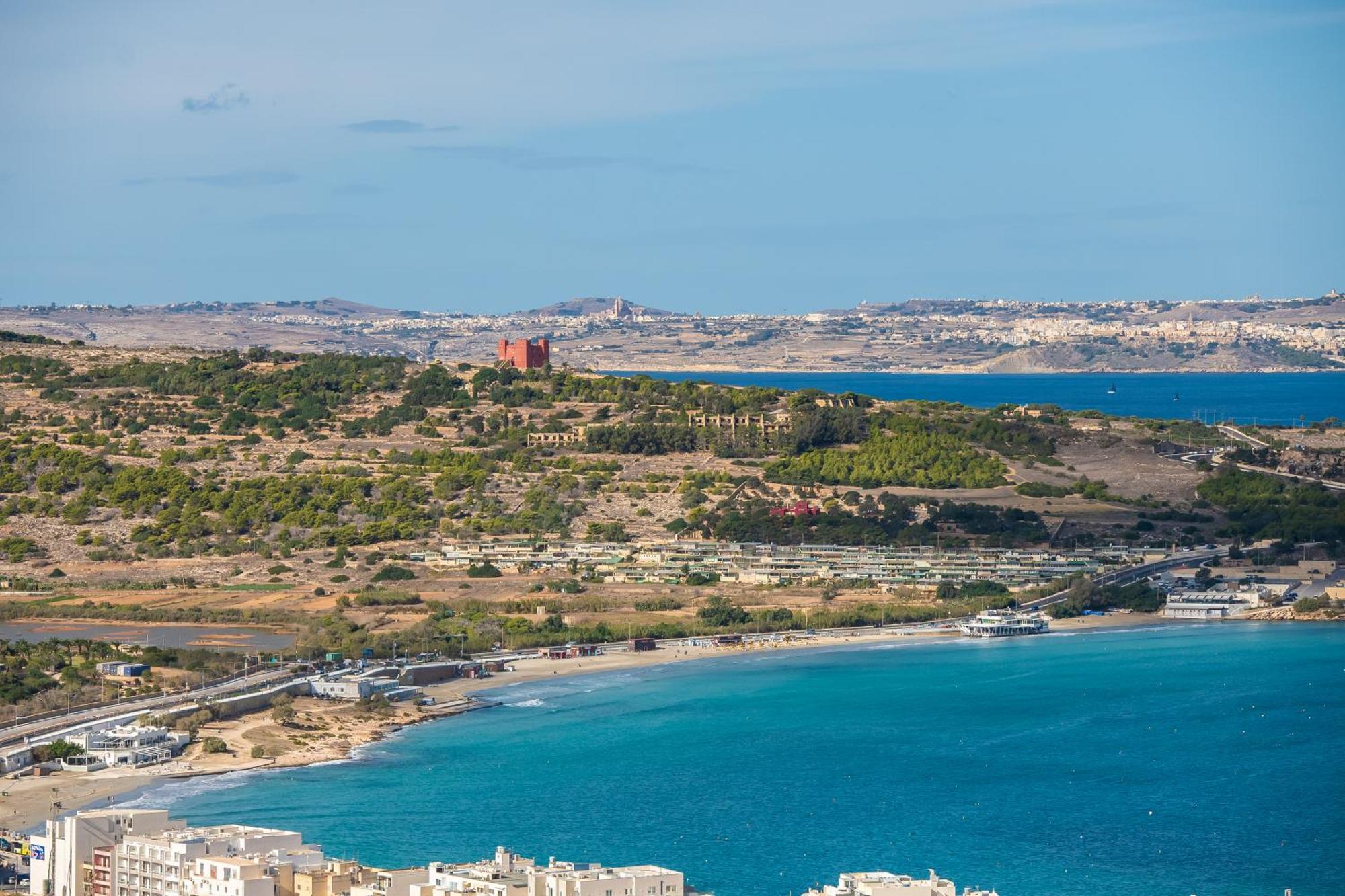 Clifftop Modern Apartment Mellieha Exterior photo
